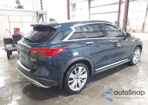 2021 Infiniti Qx50 Sensory Awd z USA, uszkodzony, nr VIN 3PCAJ5CB9MF105994
